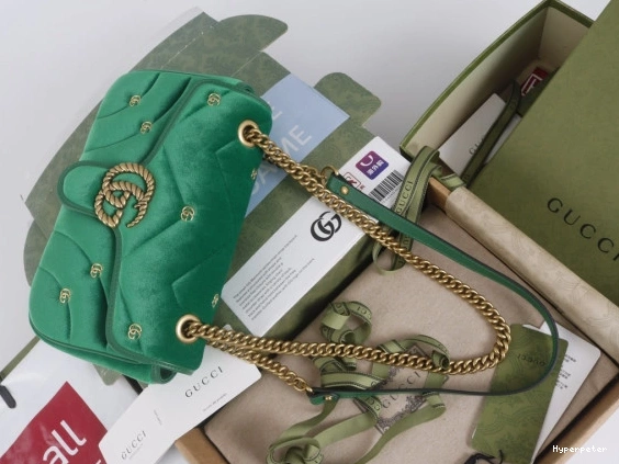 Hyper Peter shoulder mini GUCCI GG Marmont bag 0810